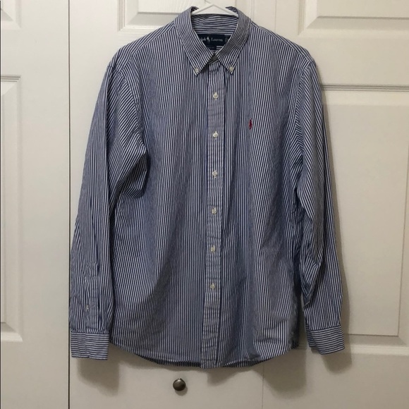 Ralph Lauren Men’s Custom Fit Button Down Shirt - Picture 1 of 7